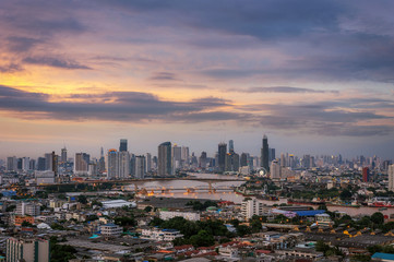 Fototapeta premium Miasto Bangkok.