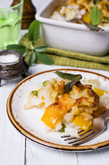 Casserole with pasta