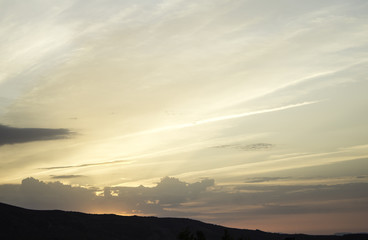 Obraz premium Dusk in the sky