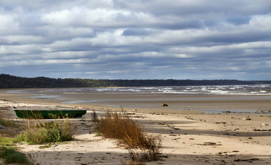 Stormy Baltic sea.