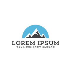 Fototapeta premium szablon projektu logo górskich