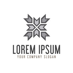 Decoration interior logo design concept template