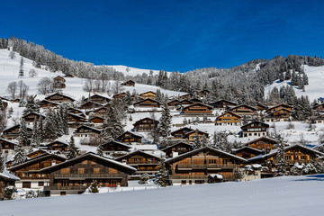 Bergdorf in der Schweiz, Ferienwohnung