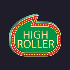 Casino party. High Roller