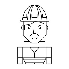 Worker profile cartoon