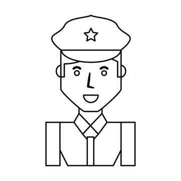 Police officer cartoon