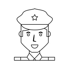 Police officer cartoon
