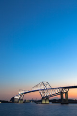 Obraz premium 東京ゲートブリッジと富士山