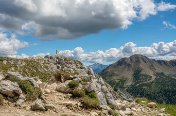 Fototapeta na wymiar view Dolomites Mountains, South Tyrol, Italy