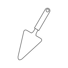spatula tool cooking kitchen icon vector illustration