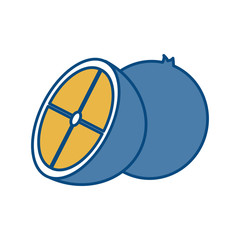 lemon slice icon