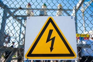 Safety symbol: Caution, risk of electric shock