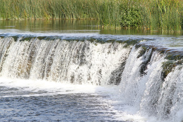 Fototapeta na wymiar Ventas rumba - widest waterfall in europe.