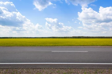 Fotobehang Blauwe hemel Outdoor road  © vitalliy