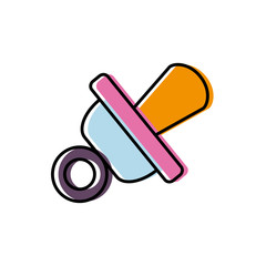 baby pacifier icon