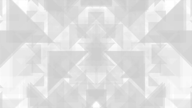 Geometric grey polygon shapes tech motion design. Seamless looping. Video animation Ultra HD 4K 3840x2160