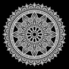 Mandala pattern white - 168070614