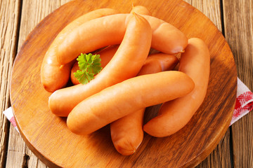 Lean smoked sausages