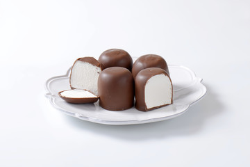 chocolate marshmallow teacakes