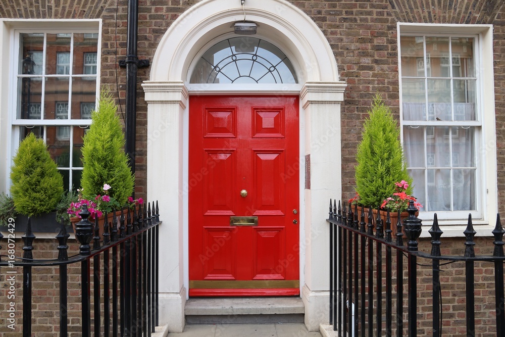 Canvas Prints London door