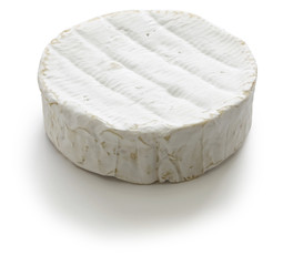 camembert cheese isolated on white background