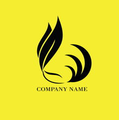Leaf Creative Concept Logo Design Template