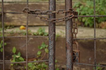 chained door