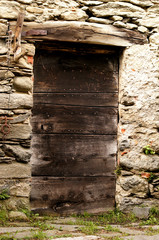 Vieille porte en bois