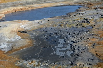Geysir, Namafjall Hverir, Iceland