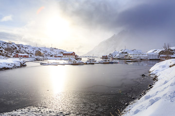 Sund village on Lofoten Islands