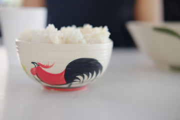 Bowl full of Jasmine rice