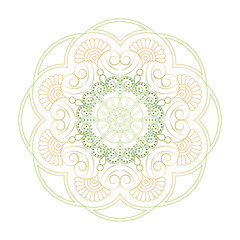 Flower Mandalas. Vintage decorative elements. Oriental pattern, vector illustration. Islam, Arabic, Indian, turkish, pakistan, chinese, ottoman motifs