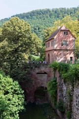 Fototapeta na wymiar Torturm Heidelberger Schloss