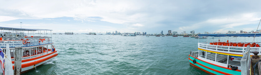 Panorama Sea View pattaya city Thailand, Chonburi Thailand,