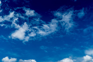 Obraz na płótnie Canvas White cloud with Blue sky
