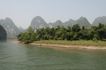 River Li in Yangshuo, Guilin, China