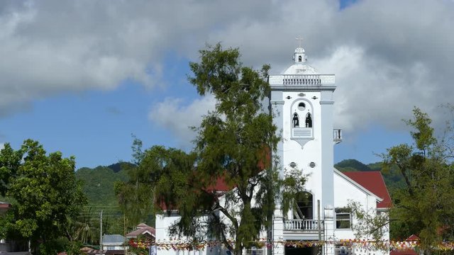 Santo Nino de Anda Parish Church in anda bohol the Philippines