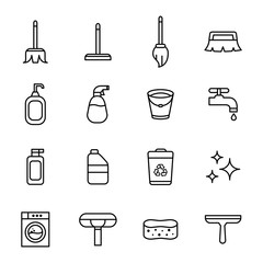 Cleaning And Cleaner Tools Icon