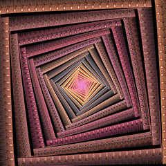 Abstract multicolored illustration on a dark background