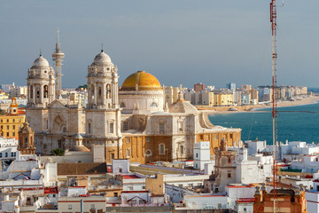 The city's main cathedral in Cadiz.