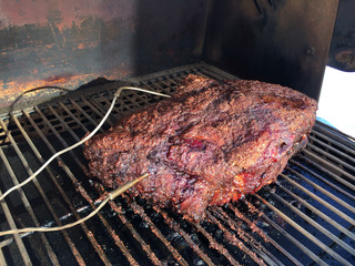 BBQ Beef Roast on Smoker Pellet Grill
