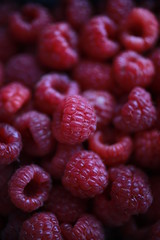 Raspberries for sale at the Farmers Market
