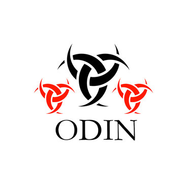 Odin- The graphic is a symbol of the horns of Odin, a satanist symbol 