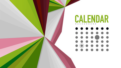 Modern triangle presentation template