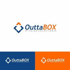 modern logo inspiration with box concept