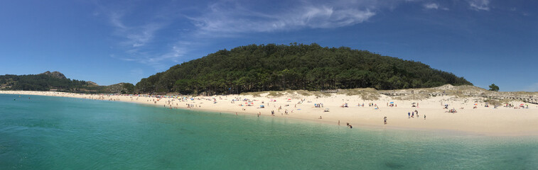 Obraz premium Panoramic Island beach