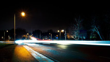 Long exposure of traffic
