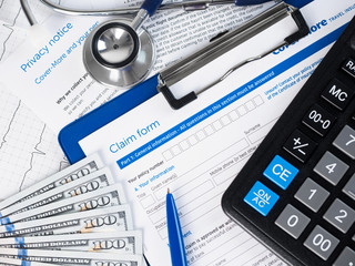 Health insurance claim form