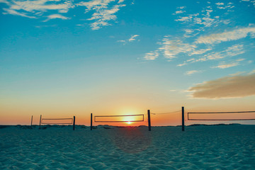 Sunset Volleyball 
