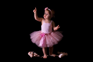 Little ballerina in a pink  © guardalex
